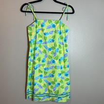 Vtg Lilly Pulitzer Dress Size 14 Parrot Preppy Smocked Vacation Travel T... - $490.45 MXN