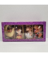 Vintage An Enchanted Christmas Set of 4 Lion King Plush Animal Ornaments... - $452.95 MXN