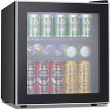 Mini Fridge Cooler - 60 Can Beverage Refrigerator Glass Door - €467,72 EUR