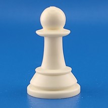 1981 Whitman Chess Pawn Ivory Hollow Plastic Replacement Game Piece 4833-22 - $2.51