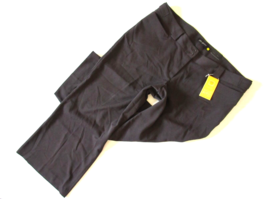 NWT Lane Bryant Houston in Brown Right Fit Yellow Square Trouser Pant 26... - $22.00