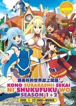 Konosuba/ Kono Subarashii Sekai Ni Shukufuku Wo (Season 1+2 + Movie) English Dub - £24.87 GBP