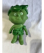 VINTAGE JOLLY GREEN GIANT SPROUT DOLL FIGURE 6 INCHES TALL GREEN EYES - €8,60 EUR