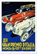 Gran Premio D&#39;Italia XII Poster Fine Art Lithograph Pliny Codognato S2 - £203.11 GBP