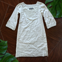 Anne Klein Linen Blend lined -Ivory Dress Size  2 - £69.28 GBP