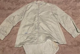 vintage pajamas set JC Penney ILGWU union made In USA embroidered Small - $33.65