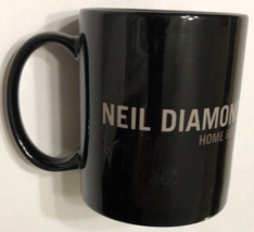 Neil Diamond Coffee Mug 2008 World Tour Black Home Before Dark Pop Music Rock - $10.84