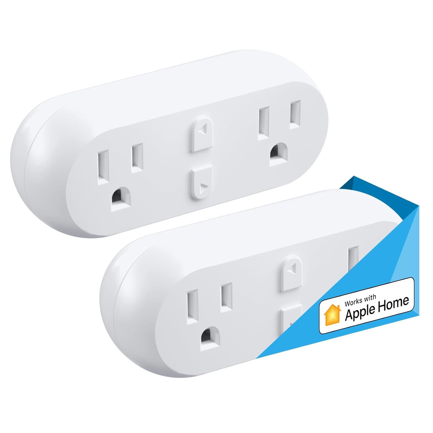 Meross Wifi Dual Smart Plug, 15A 2-In-1 Smart Outlet, Support Apple, 2 P... - $38.98