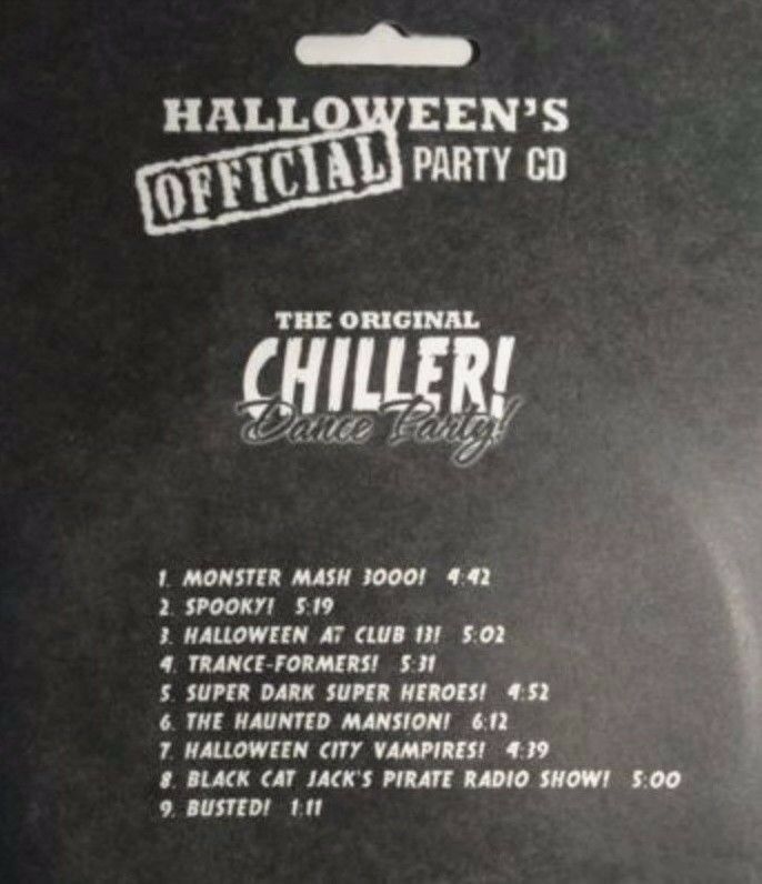 HOLLYWOOD HAUNTS PRESENTS THE ORIGINAL CHILLER DANCE PARTY MUSIC HALLOWEEN CD Item image 2