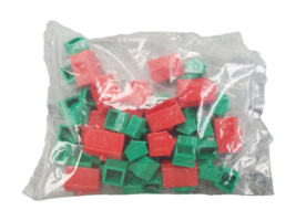 Monopoly Replacement Parts Pieces 32 Houses And 12 Hotels Full Set Plus Dice - £7.02 GBP