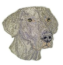 Amazing Dog Faces[Weimaraner Dog Face] Embroidery Iron On/Sew Patch [4&quot;x 3.86&quot;][ - £9.22 GBP