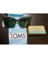 NEW Toms Sydney - Matte Black / Glass Bottle Green Lens -  Sunglasses  - $49.50