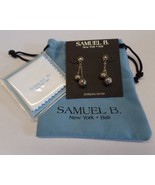 Samuel B New York Bali Stamped 9.25 Sterling Silver Dangle Ball Earrings... - £46.93 GBP