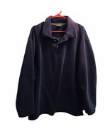 Vtg World Island Shirt Mens XXL Blue Long Sleeve Thermal Pullover Heavy ... - £34.02 GBP