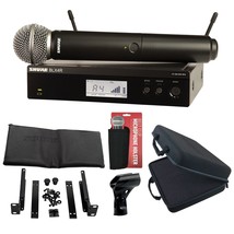 Shure BLX24R/SM58 Handheld Vocal Wireless DJ Microphone System w Case (H9 Band) - £510.78 GBP