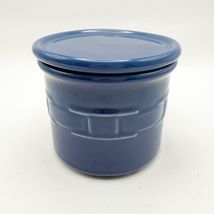 Longaberger Pottery Woven Traditions Heritage Cornflower Blue Small Croc... - $15.00