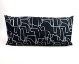 IKEA HASTHAGE HÄSTHAGE Cushion Black  12&quot;x24&quot; New 105.504.74 Horse - £14.79 GBP