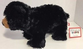 Douglas Cuddle Toys Charcoal the Black bear teddy plush black brown w/tag  - £3.88 GBP