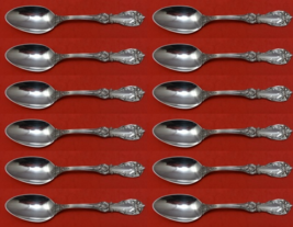 Burgundy by Reed and Barton Sterling Silver Place Soup Spoon Set 12 pcs 7 3/8" - £1,086.15 GBP