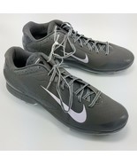 Nike Air Haurache Low Metal Baseball Spikes Mens Gray Size 16 Style 599233-015 - $19.95