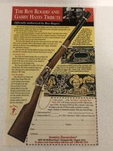 1997 Roy Rogers Gabby Hayes Tribute Rifle Vintage Print Ad Advertisement... - $10.92 CAD