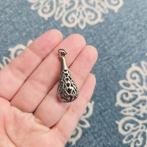 Vintage Silver Ornate Filigree Pendant - $24.99