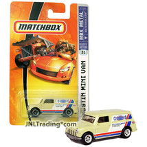 Year 2007 Matchbox Mbx Metal 1:64 Die Cast Car #31 - Tan Austin 2 Door Mini Van - $19.99