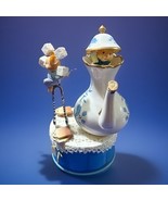 Vintage Enesco Tea For Two Music Box 1995 -Tea Pot, Mice, Sugar Cubes -S... - $52.39 CAD
