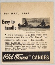 1954 Print Ad Old Town Canoes Official Boy Scout Old Town,Maine - £6.25 GBP