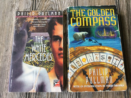 2 Philip Pullman Book Lot -The Golden Compass, The White Mercedes - £4.61 GBP