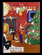 COVER ONLY The New Yorker December 21 1998 Christmas Decorations by Benoit - £9.83 GBP