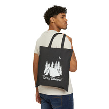 Black 100% Cotton Canvas Tote Bag For Camping or Everyday Wear - £13.14 GBP