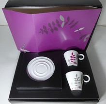 Nespresso Naora Premium Espresso 2  coffee Cups &amp; Saucers,In Brand Box,New - £708.89 GBP