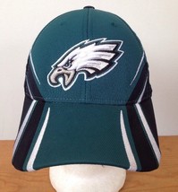 Reebok NFL Equipment Philadelphia Eagles Baseball Cap Hat One Size FlexFit Nylon - £29.02 GBP