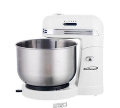 Brentwood-5-Speed Stand Mixer Stainless Steel White Diamond - £41.63 GBP