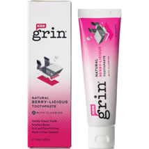 Grin Kids Toothpaste Natural Berrylicious With Fluoride 70g - £58.51 GBP