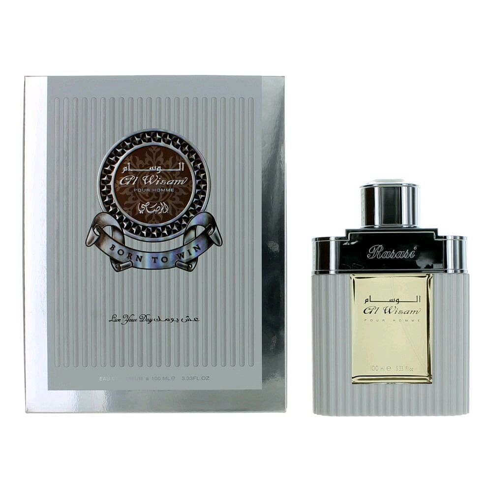 Al Wisam by Rasasi, 3.3 oz Eau De Parfum Spray for Men - £59.97 GBP