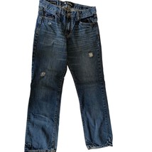 CJ Black Jeans Mens Size 31x32 Slim Straight Jeans Distressed - $18.80