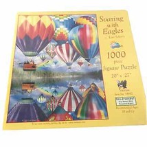 SUNSOUT Jigsaw Puzzle Soaring with Eagles 1000 Piece Lori Schory 20 X 27 - NEW - £13.06 GBP