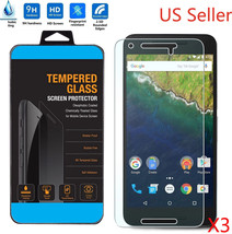 3X 9H Ultra Clear Temper Glass Screen Protector For Huawei Google Nexus 6P Usa - $21.99