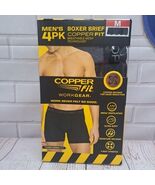 4PK Copper Fit Mens Performance Workgear Boxer Briefs MED 32-34  Copper ... - $33.21 CAD