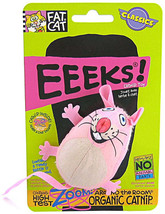 Fat Cat Eeeks! Cat Toy with Organic Catnip and Rattle - £4.69 GBP+