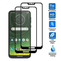 2x 3D Tempered Glass Screen Protector For Motorola Moto G5S Z2 Z3 Z4 G7 Play One - £8.30 GBP+