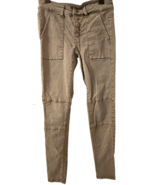 American Eagle Womens Juniors Jegging Size 2 R Olive Green Cotton Blend Low Rise - $13.88
