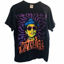 Rap Tee Wiz Khalifa Black Graphic T-Shirt Vibrant Sz M Gildan Tag Heavy Cotton - £34.07 GBP