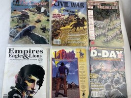 Vintage Lot 6 Strategy Military Miniture War games Back Issue Magazines - £19.54 GBP