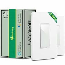 3 Way Smart Switch By Martin Jerry, 2 Pack, Compatible With, Way Light Switch - £34.35 GBP