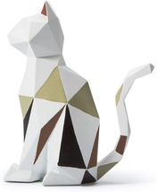 Mothers Day Gifts for Mom Women Her, Cat Statue Sculpture Modern Figurine Decor - £47.50 GBP