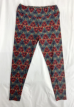 LuLaRoe Legging Size Tall &amp; Curvy Womens Multicolor Stretch Polyester Su... - $12.34