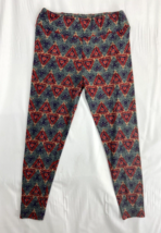 LuLaRoe Legging Size Tall &amp; Curvy Womens Multicolor Stretch Polyester Su... - £9.75 GBP